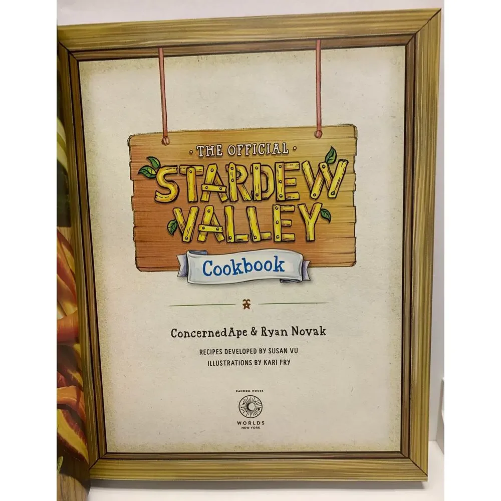 Official Stardew Valley Cookbook - Beautifully Illustrated HB Concerned Ape